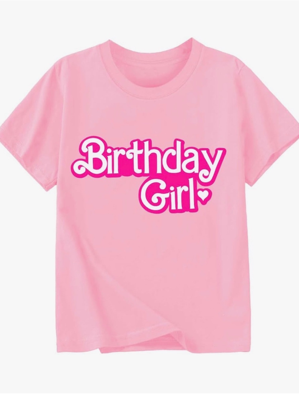 Birthday Girl Pink Graphic Tee - Kids